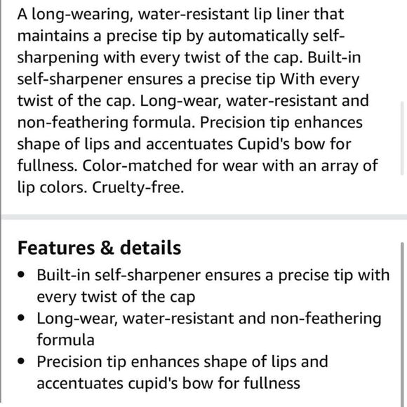 Smashbox Always Sharp Lip Liner- Clear - Picture 4 of 4